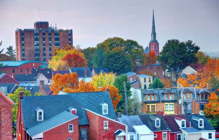 Lancaster PA skyline